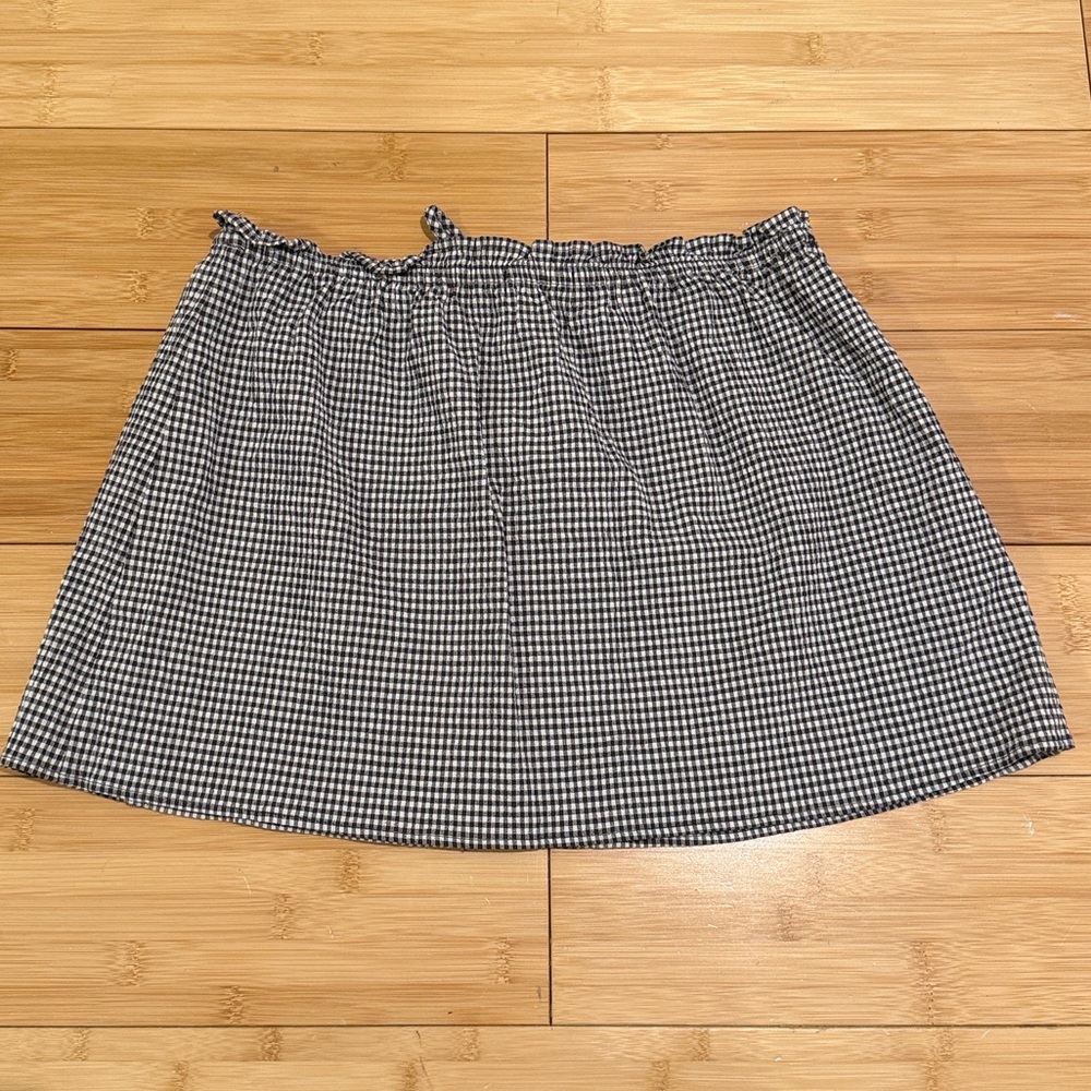Zara Gingham Mini Skirt - Picture 5 of 5